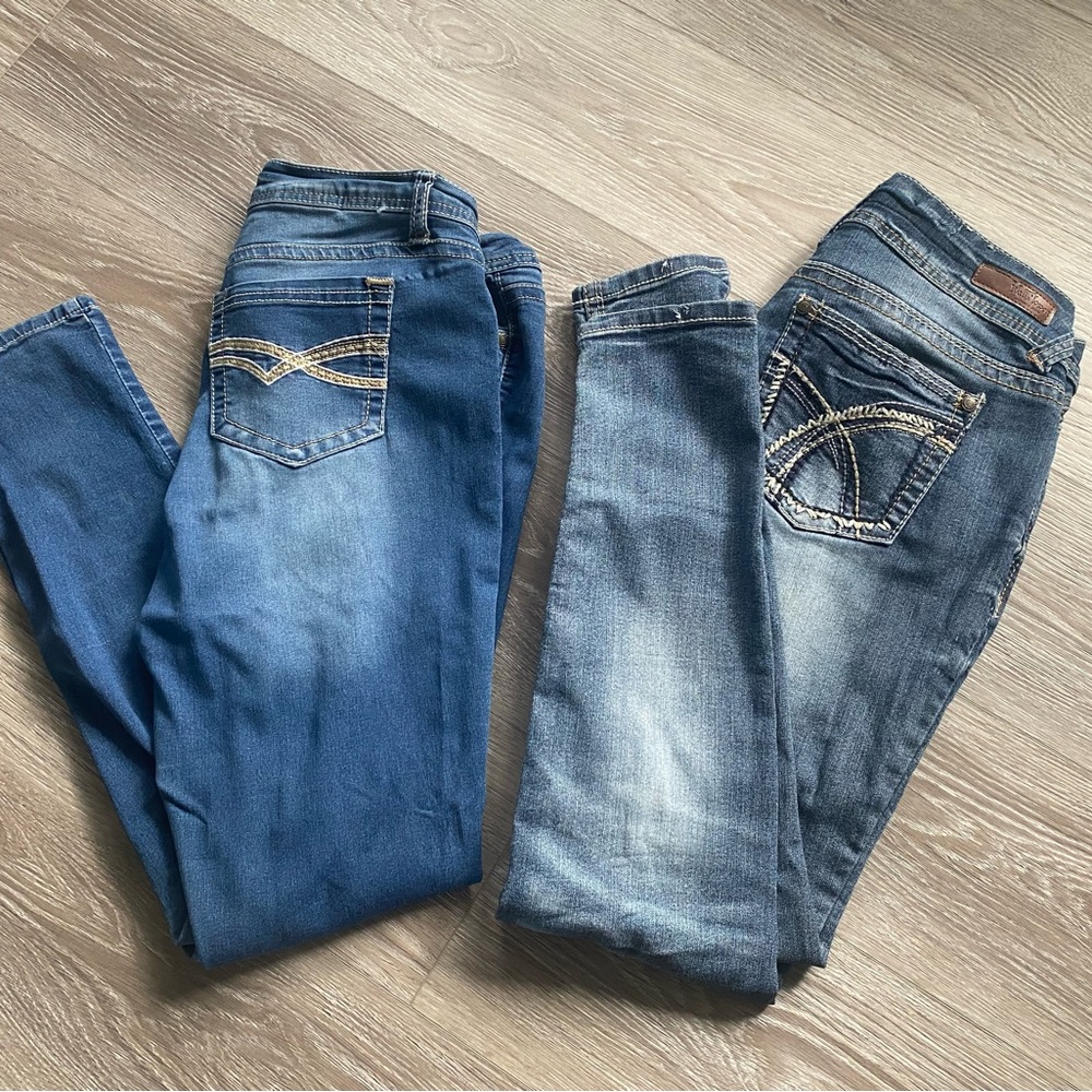 TWO Pair of Stretchy Jeans (Size 11)